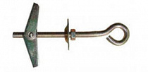 Складной пружинный дюбель с крюком М4*75 на сайте Стройсервис
